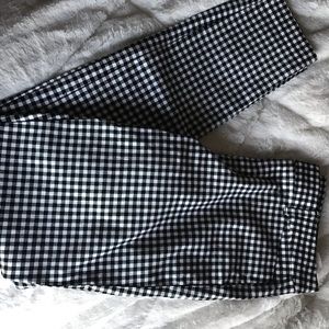 NWT 6LONG Gingham Pants